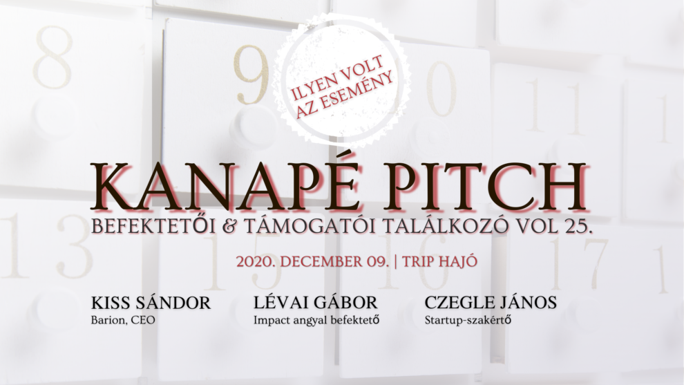 Tőkeportál – Kanapé pitch 12.09..– Esemény cover-ilyen volt