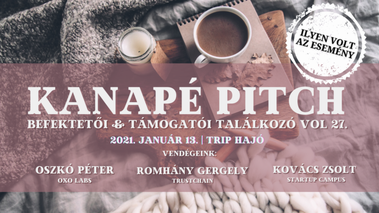 Tőkeportál – Kanapé pitch 01.13.– Esemény cover(2)