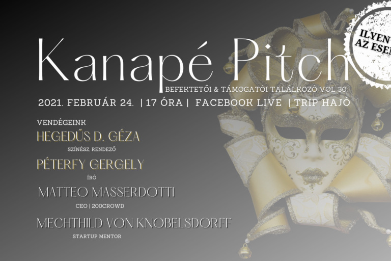 Tőkeportál – Kanapé pitch 02.24. Esemény cover