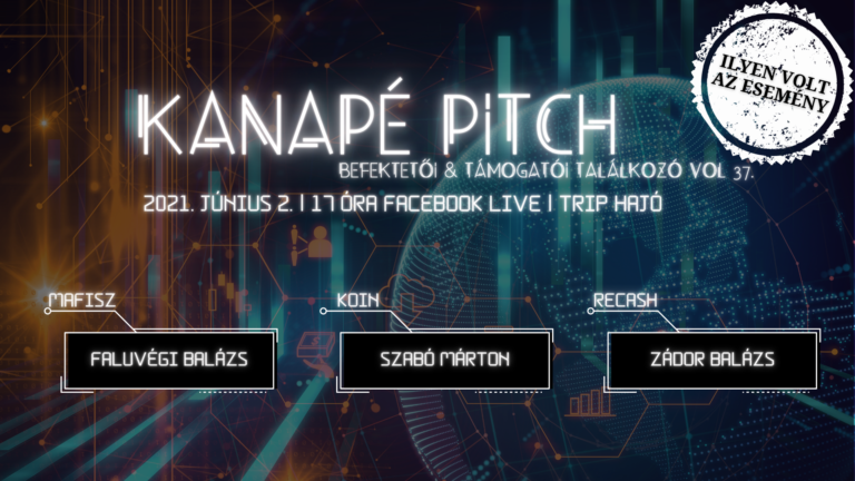 Tőkeportál – Kanapé pitch 06.02. Esemény cover