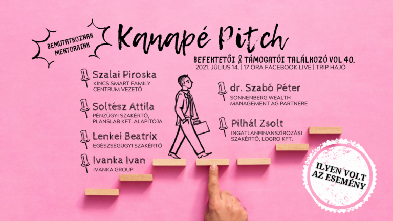 Tőkeportál – Kanapé pitch 07.19. Esemény cover
